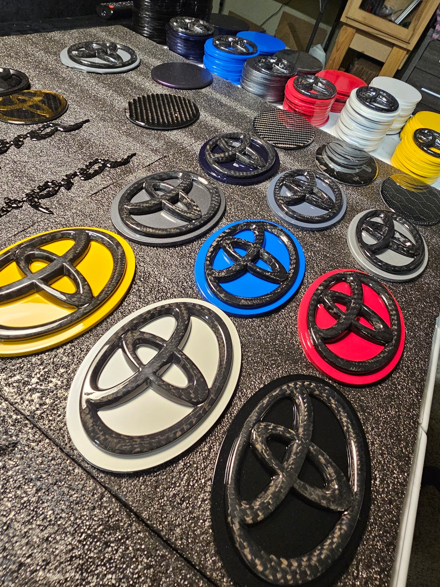 Nitro Yellow MKV TOYOTA SUPRA PAINT MATCH BADGES