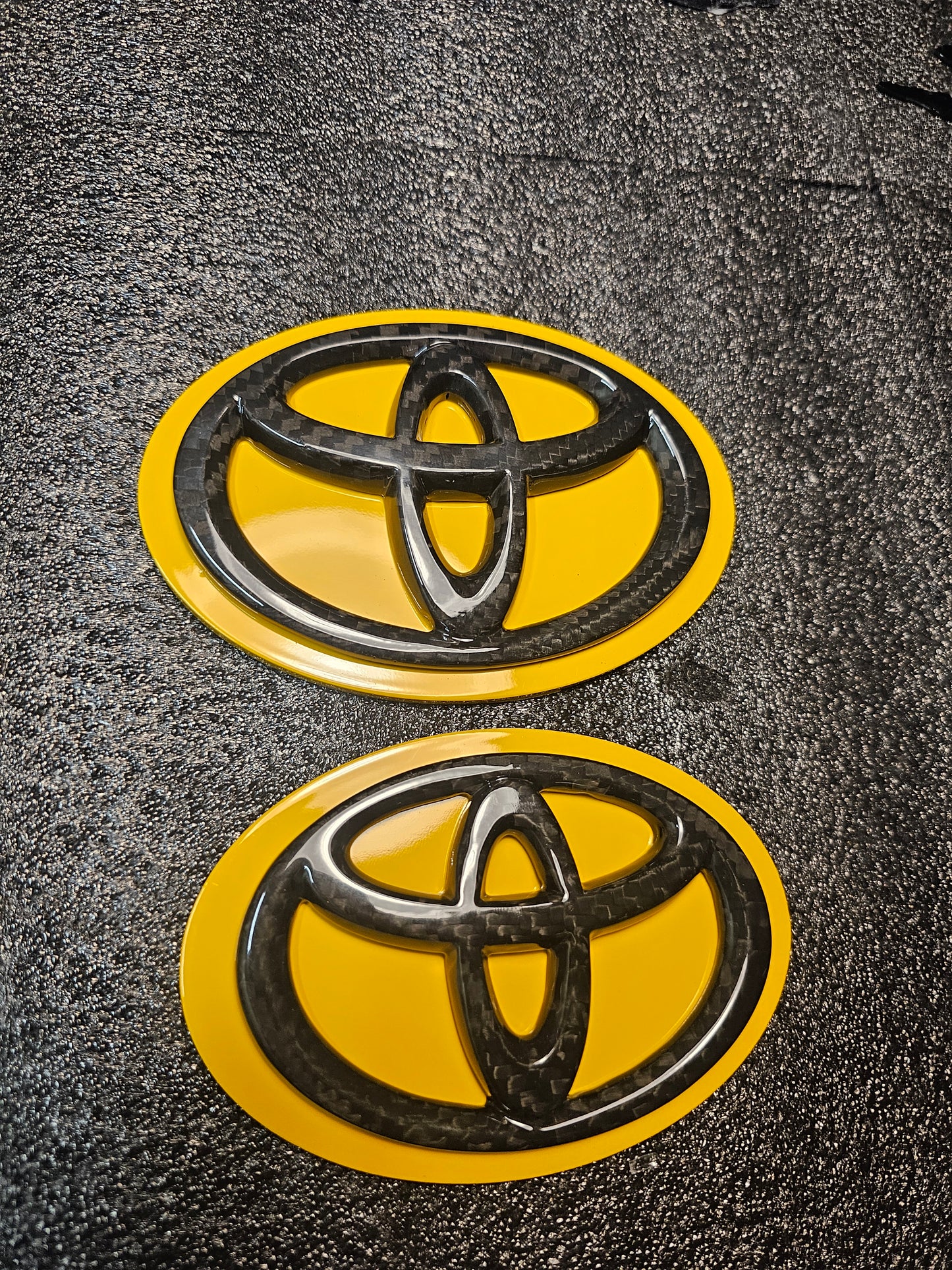Nitro Yellow MKV TOYOTA SUPRA PAINT MATCH BADGES