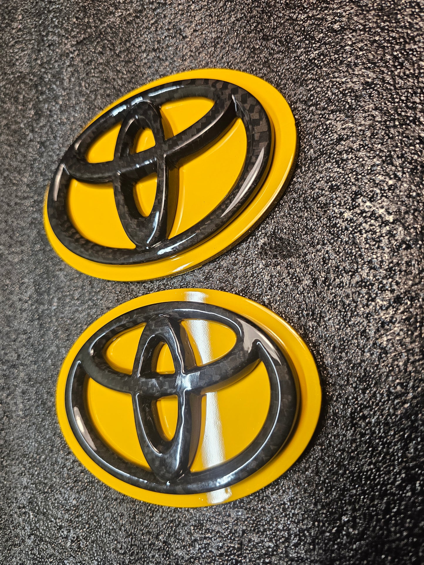 Nitro Yellow MKV TOYOTA SUPRA PAINT MATCH BADGES