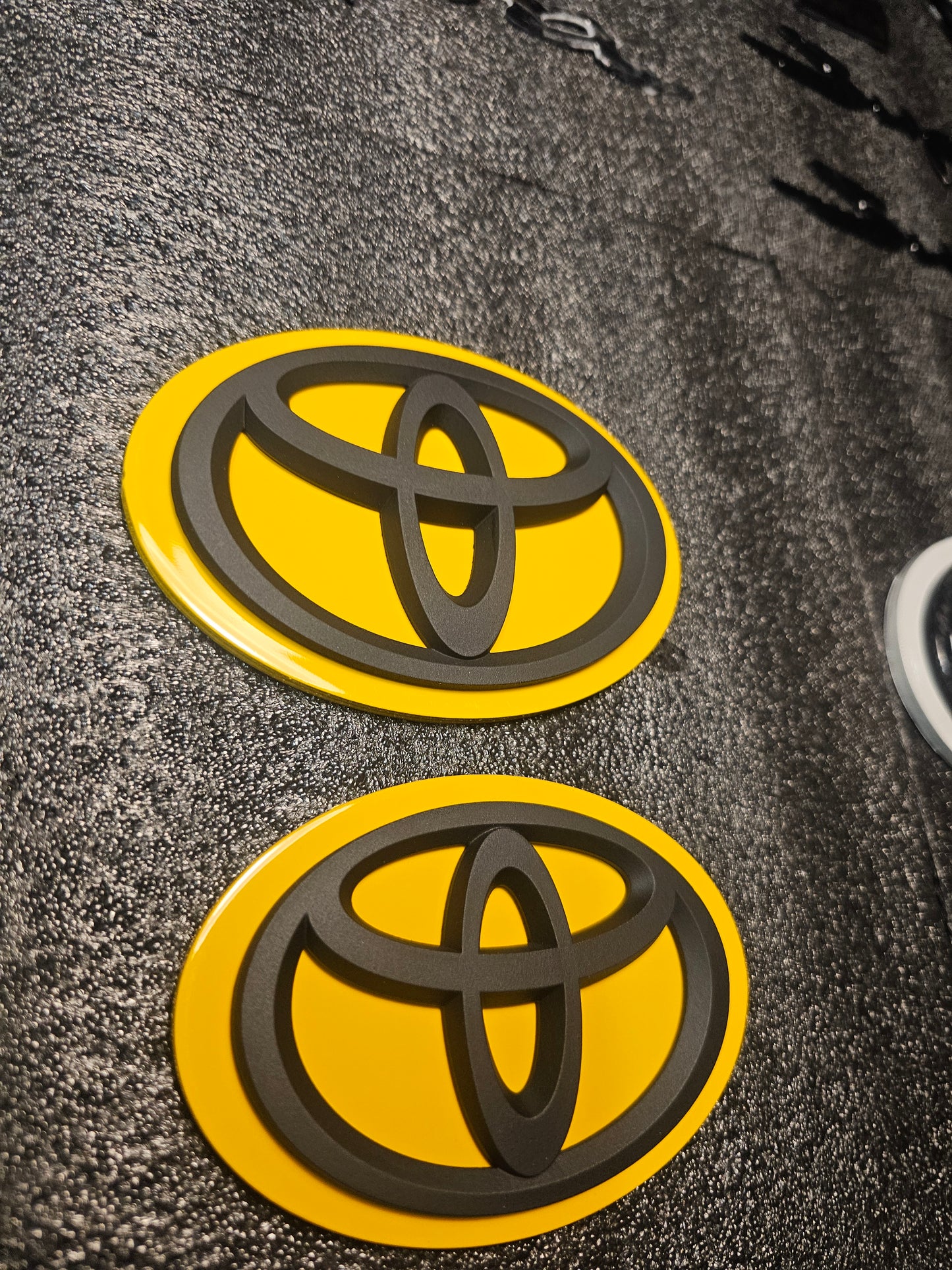 Nitro Yellow MKV TOYOTA SUPRA PAINT MATCH BADGES