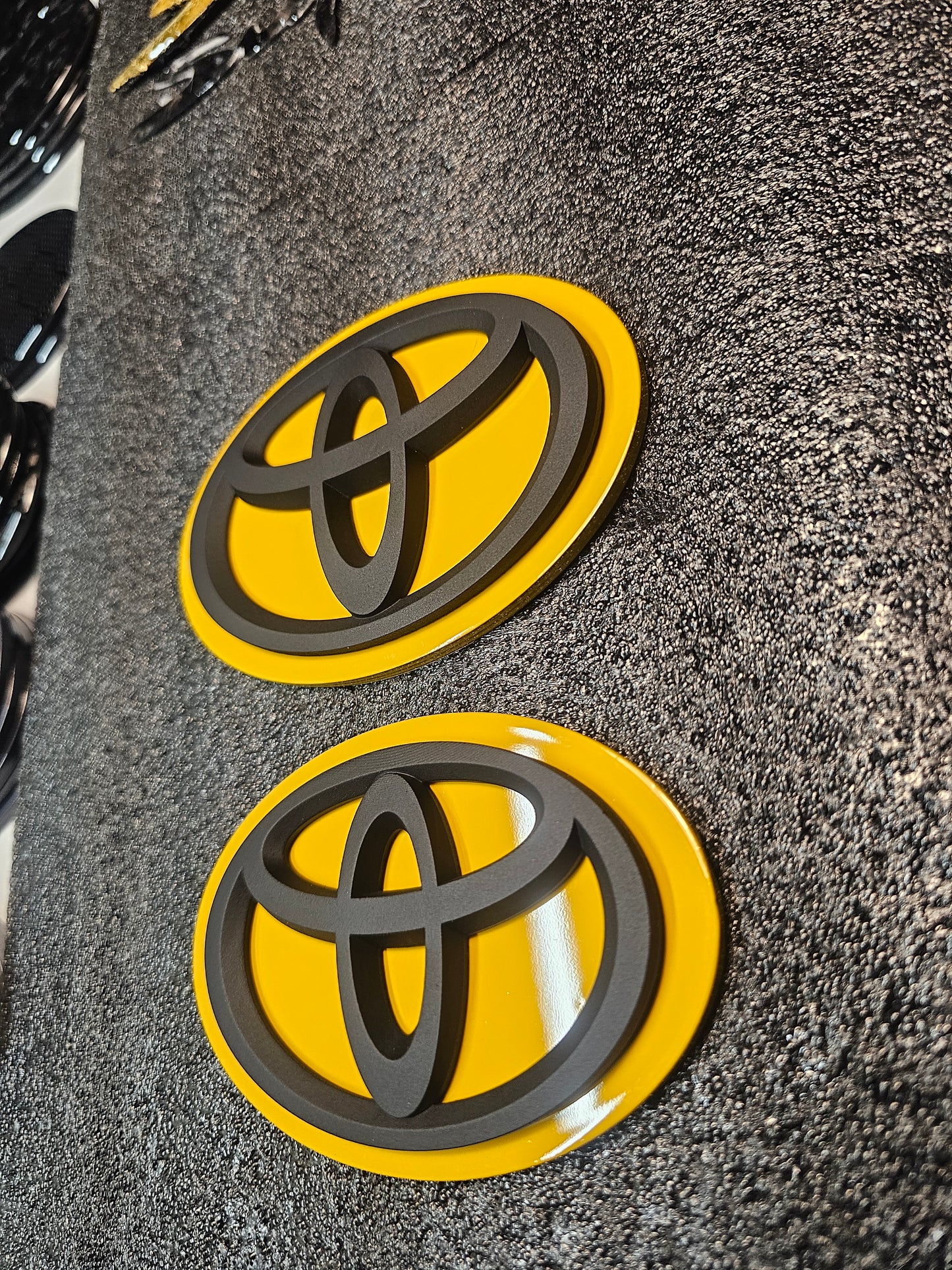 Nitro Yellow MKV TOYOTA SUPRA PAINT MATCH BADGES