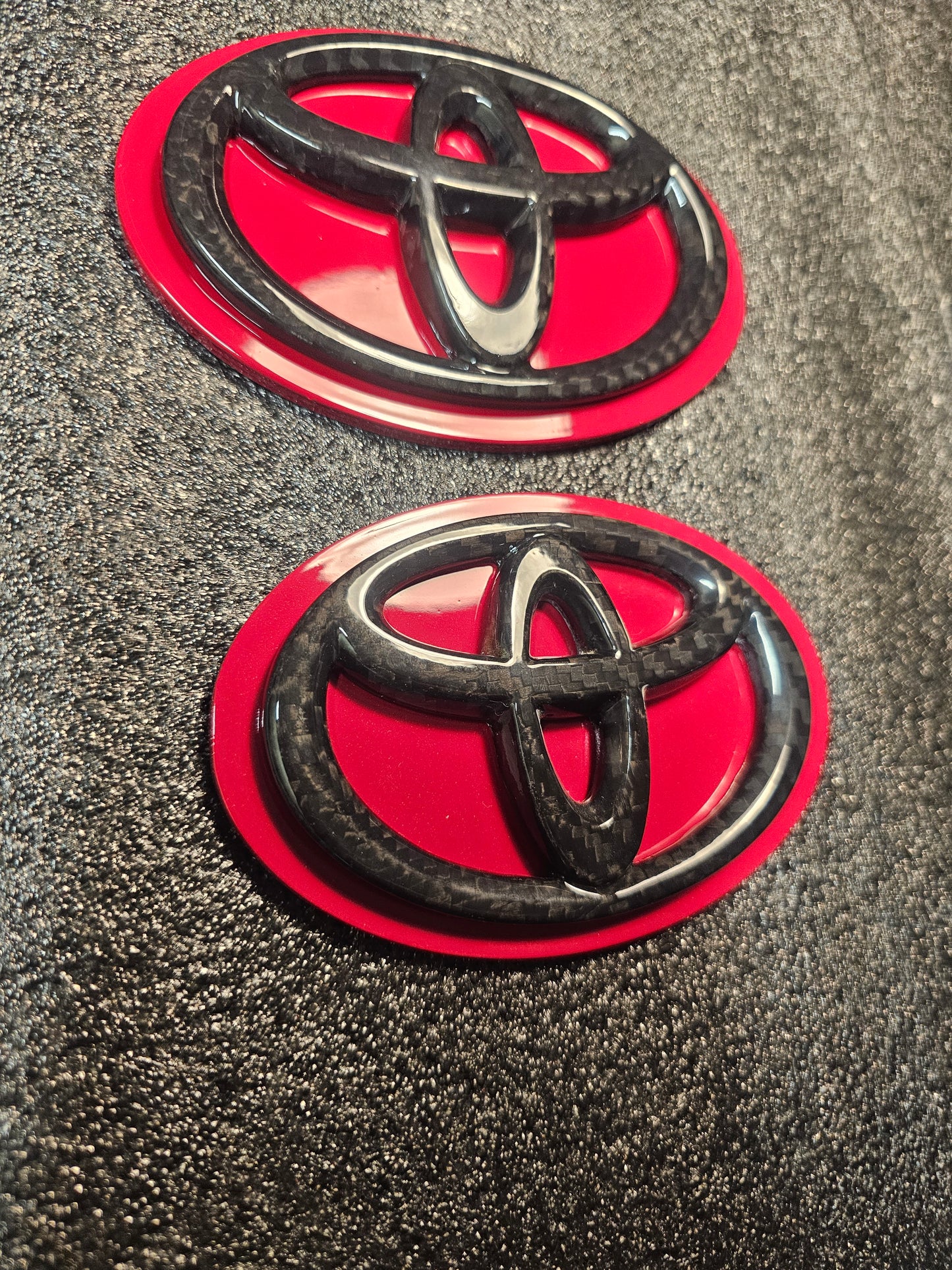 Renaissance Red MKV TOYOTA SUPRA PAINT MATCH BADGES
