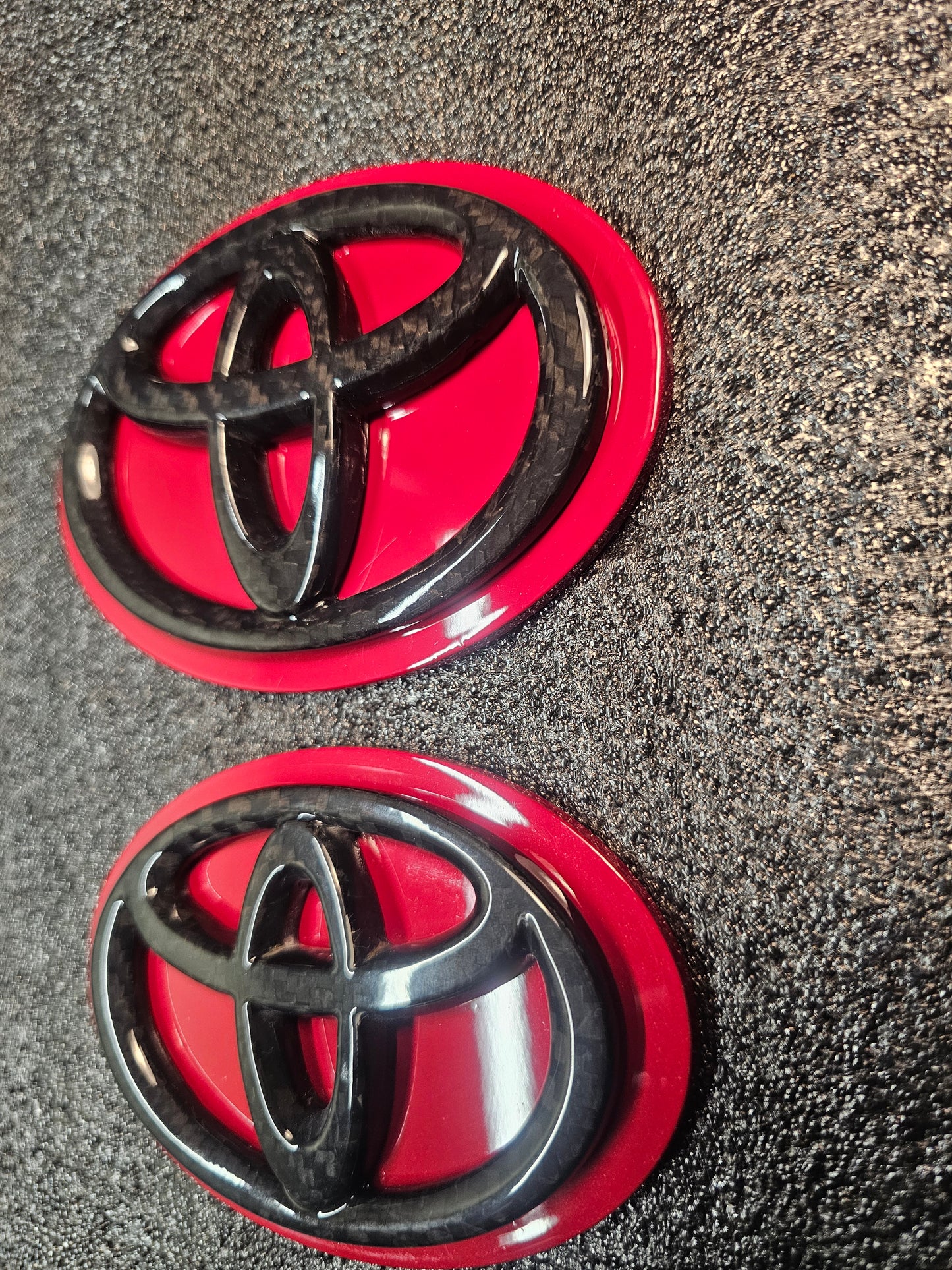 Renaissance Red MKV TOYOTA SUPRA PAINT MATCH BADGES