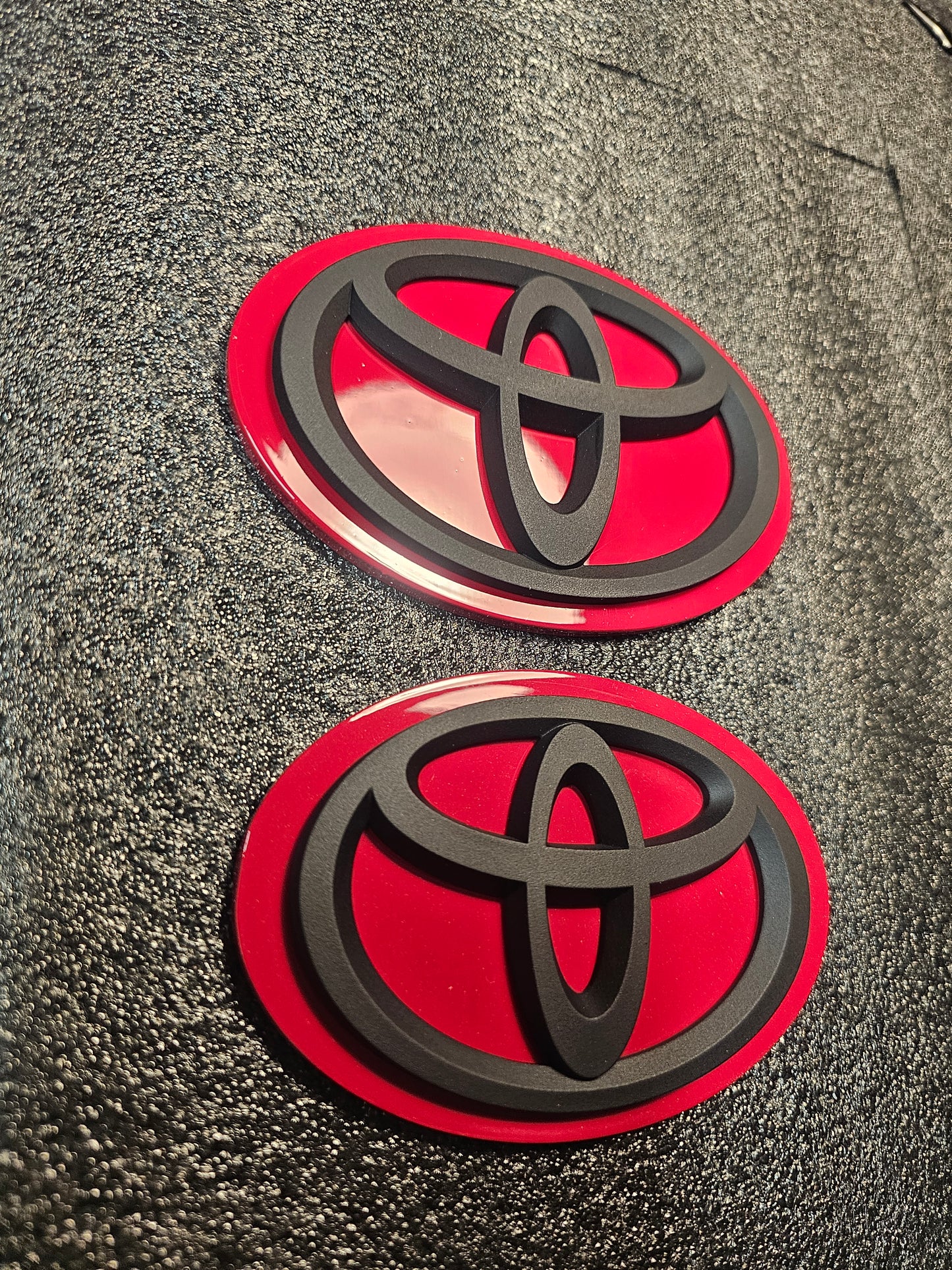 Renaissance Red MKV TOYOTA SUPRA PAINT MATCH BADGES