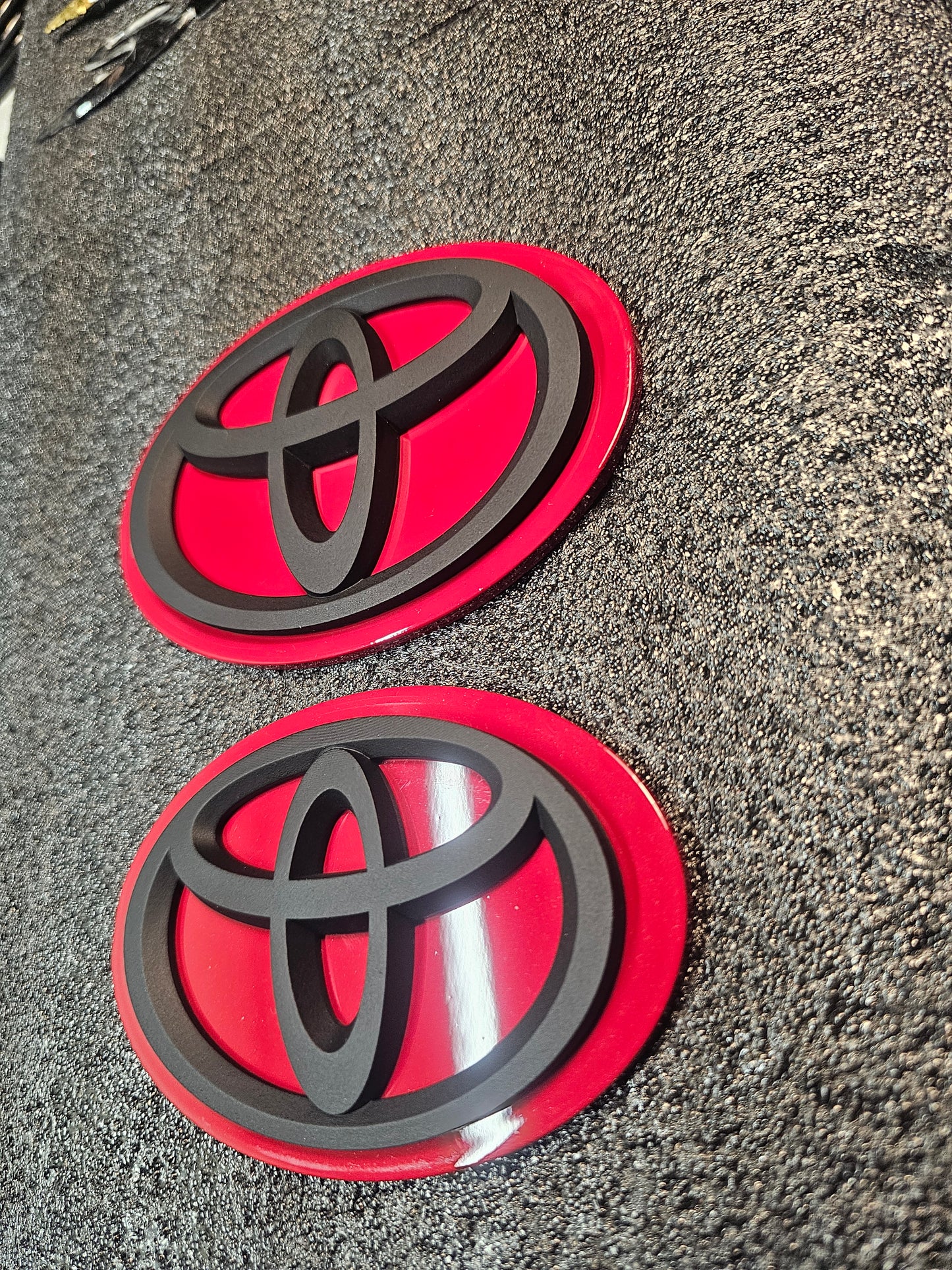 Renaissance Red MKV TOYOTA SUPRA PAINT MATCH BADGES