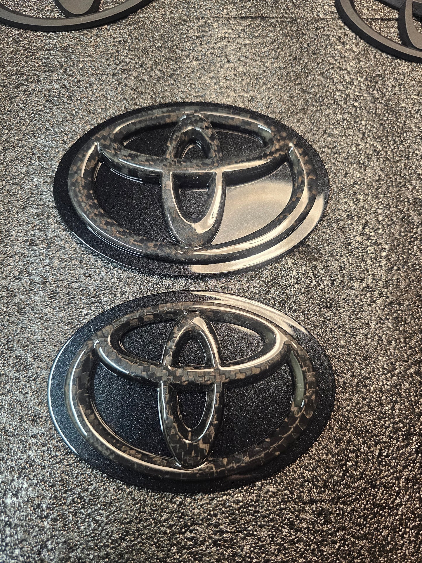 Nocturnal Black MKV TOYOTA SUPRA PAINT MATCH BADGES