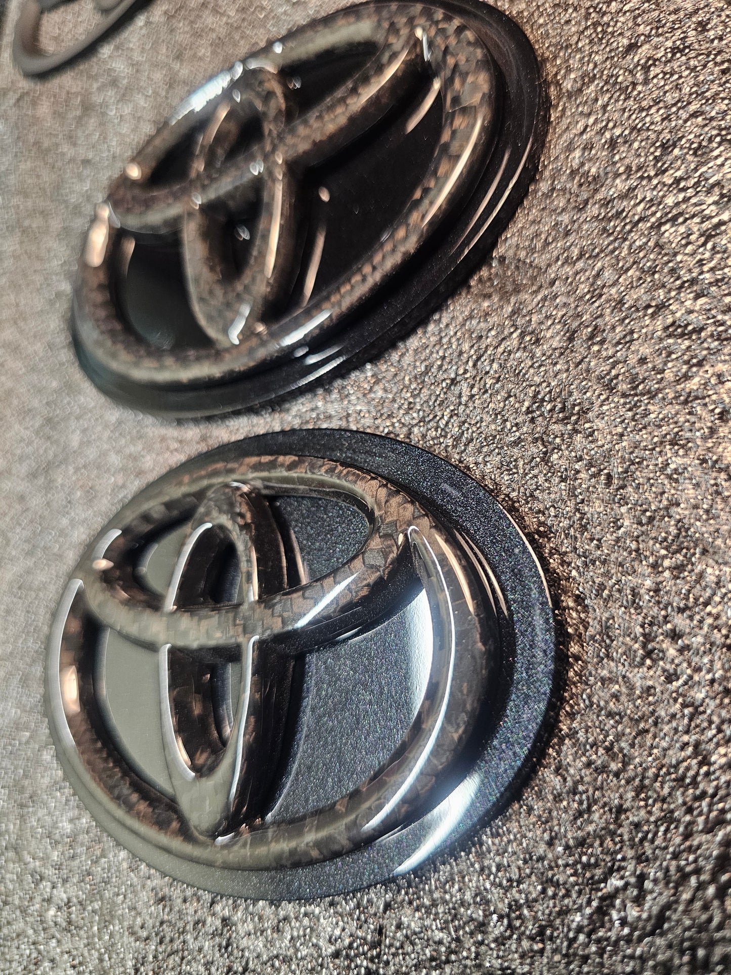 Nocturnal Black MKV TOYOTA SUPRA PAINT MATCH BADGES
