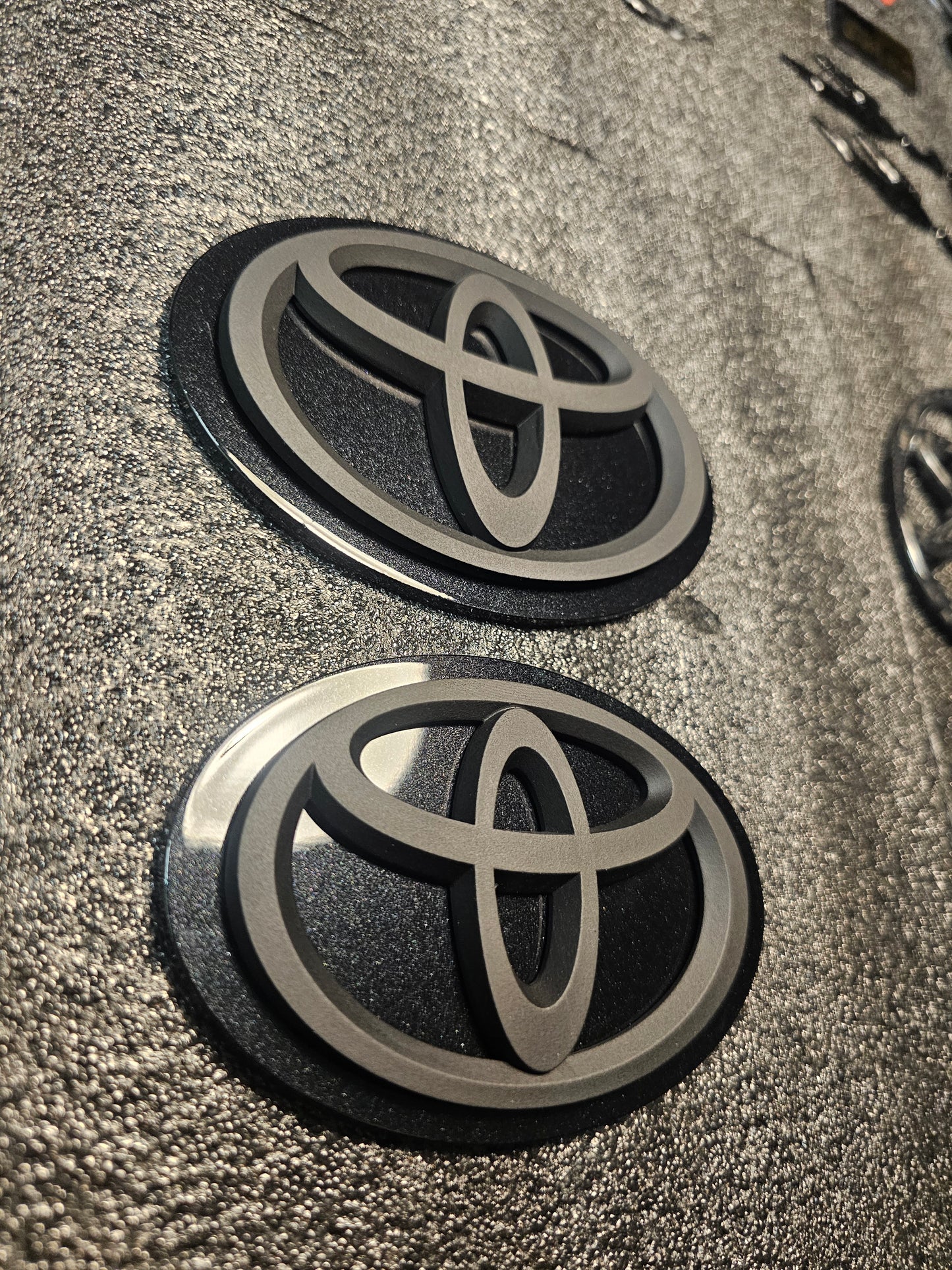 Nocturnal Black MKV TOYOTA SUPRA PAINT MATCH BADGES
