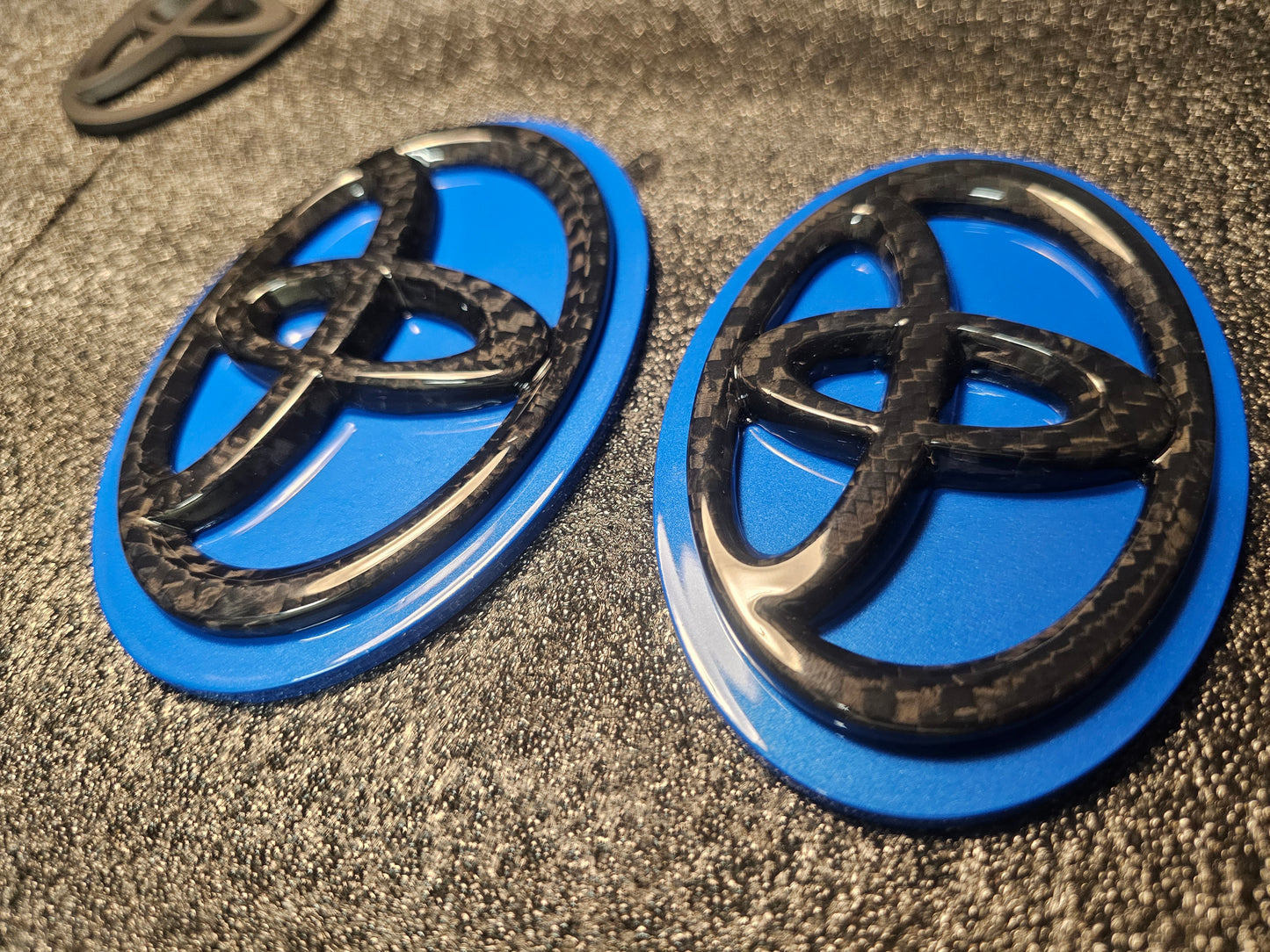 Refraction Blue MKV TOYOTA SUPRA PAINT MATCH BADGES