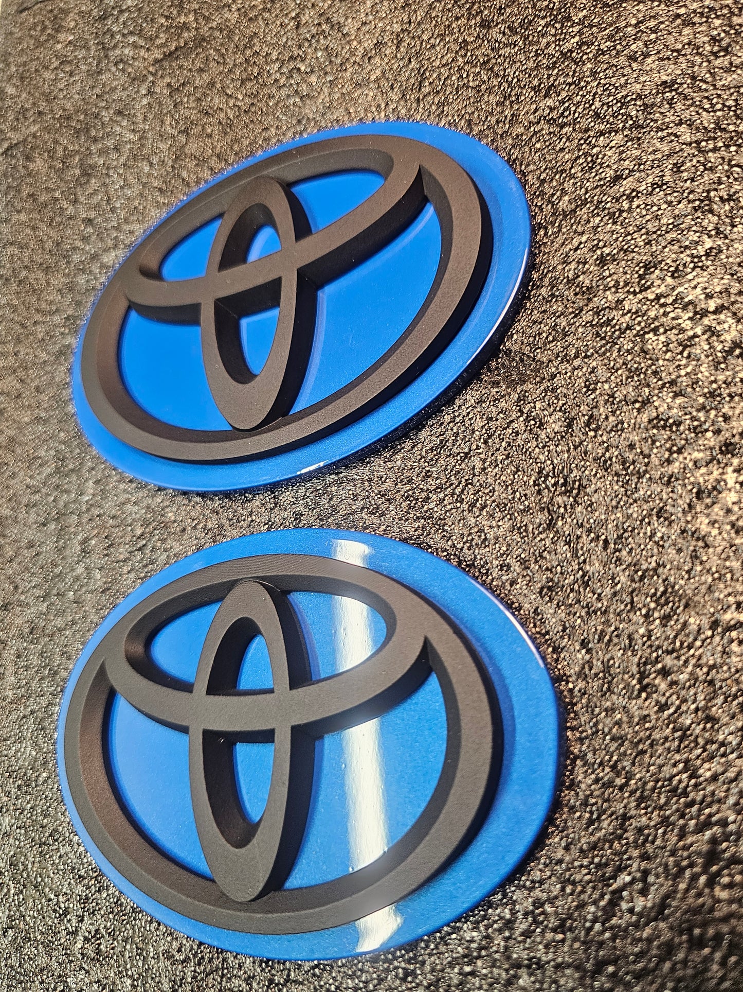 Refraction Blue MKV TOYOTA SUPRA PAINT MATCH BADGES