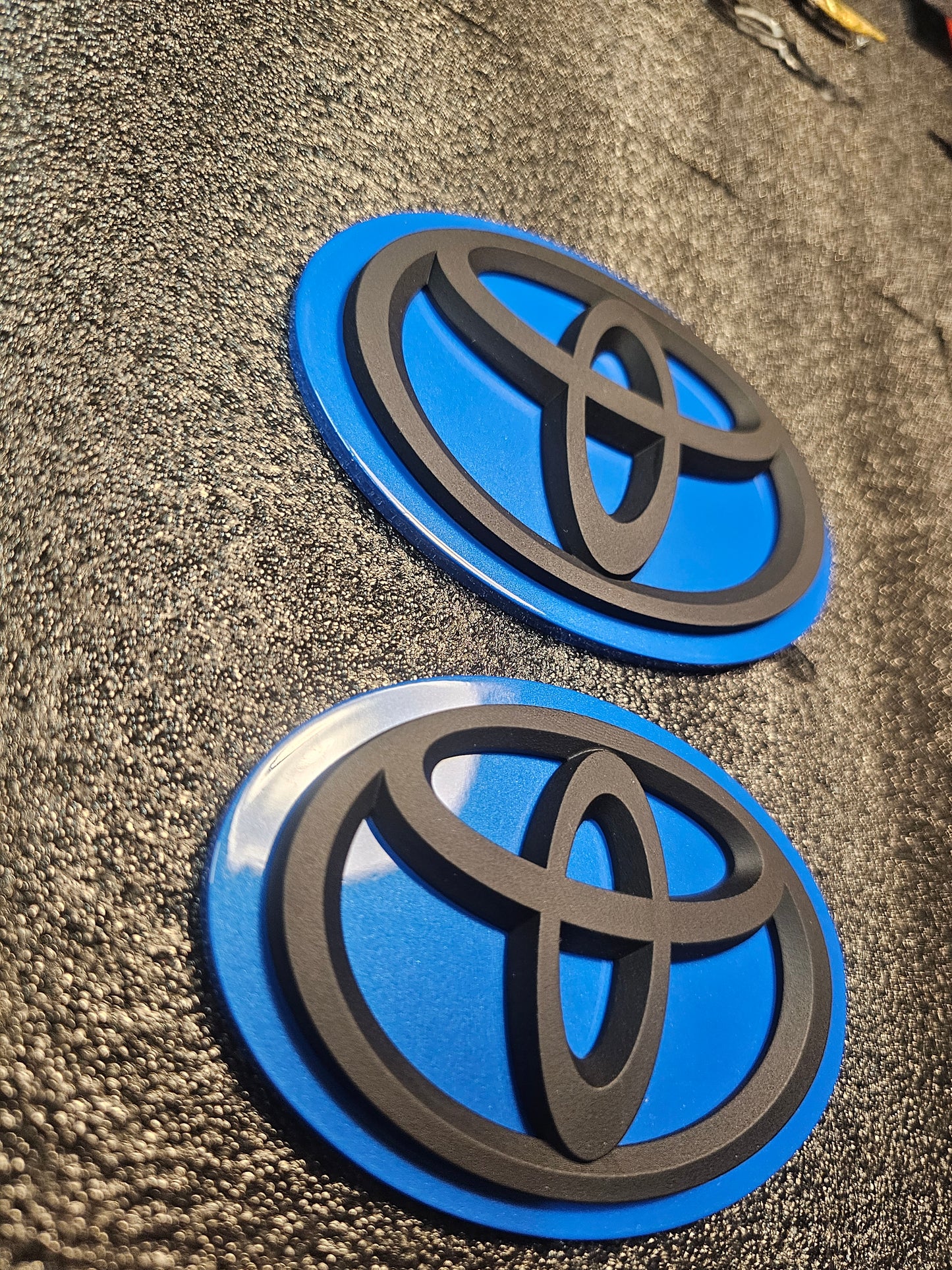 Refraction Blue MKV TOYOTA SUPRA PAINT MATCH BADGES