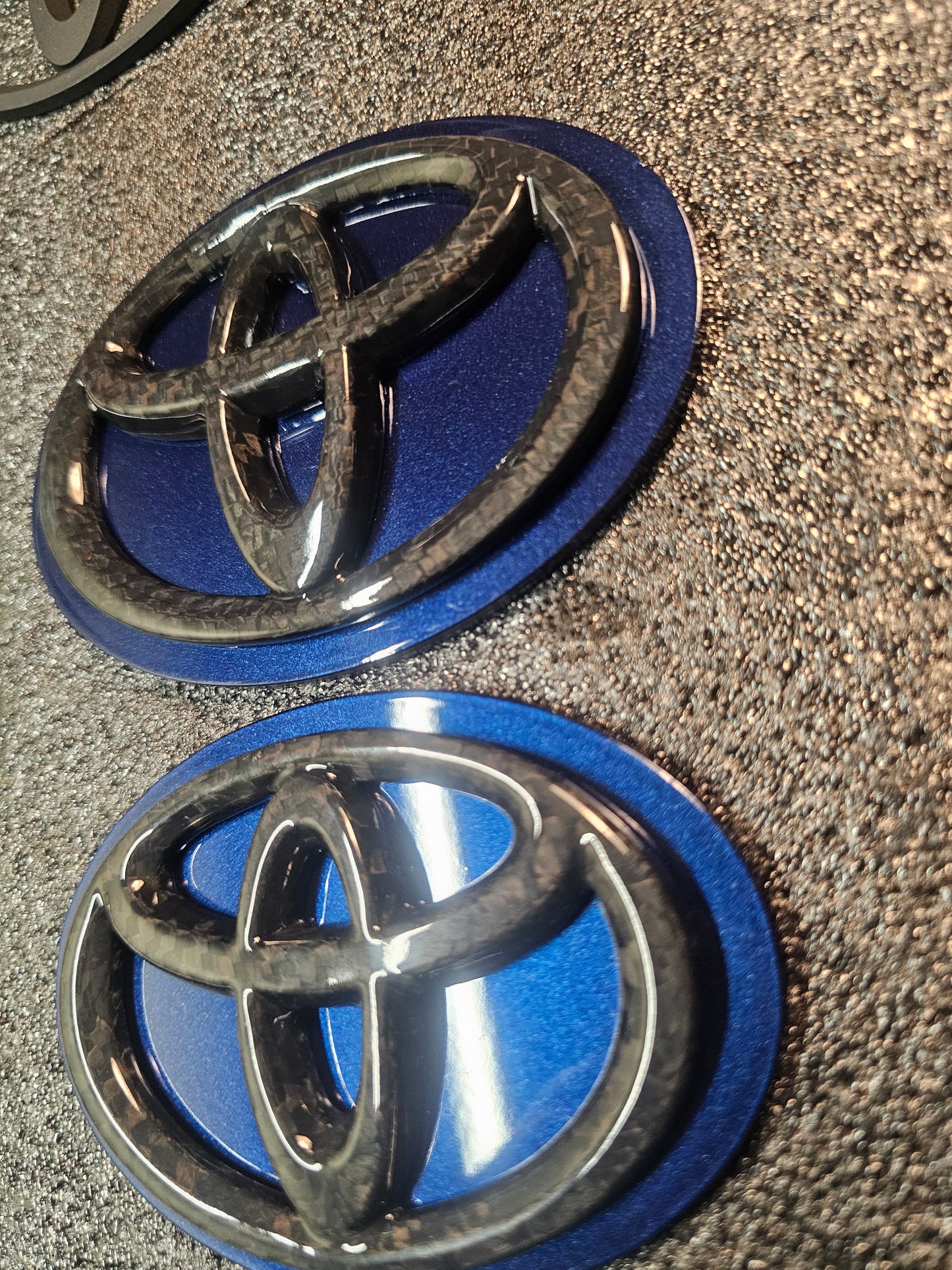 Downshift Blue MKV TOYOTA SUPRA PAINT MATCH BADGES