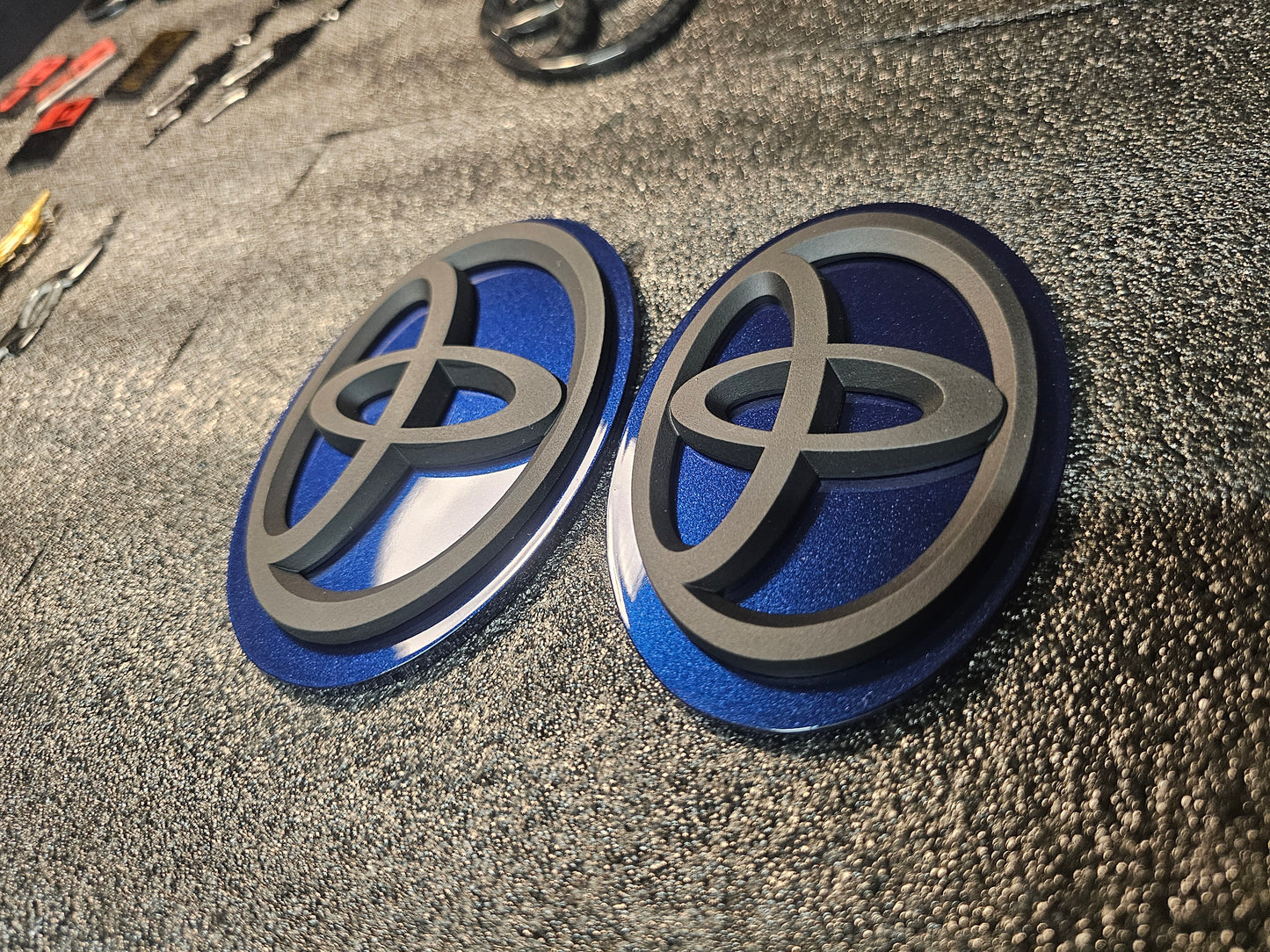 Downshift Blue MKV TOYOTA SUPRA PAINT MATCH BADGES