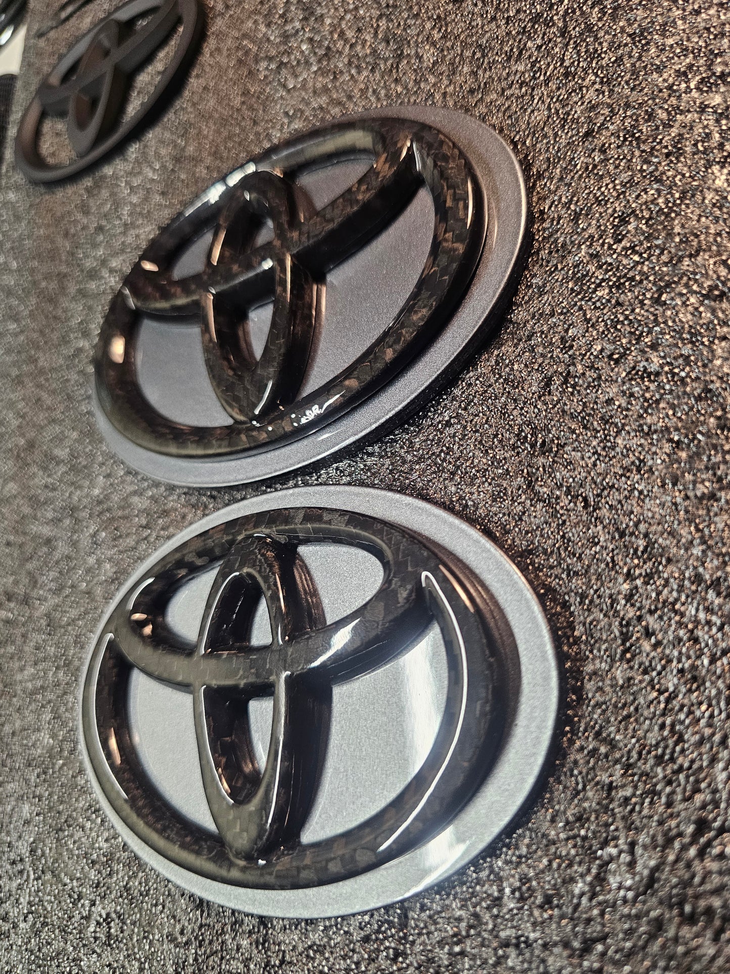 Turbulence Gray Metallic MKV TOYOTA SUPRA PAINT MATCH BADGES