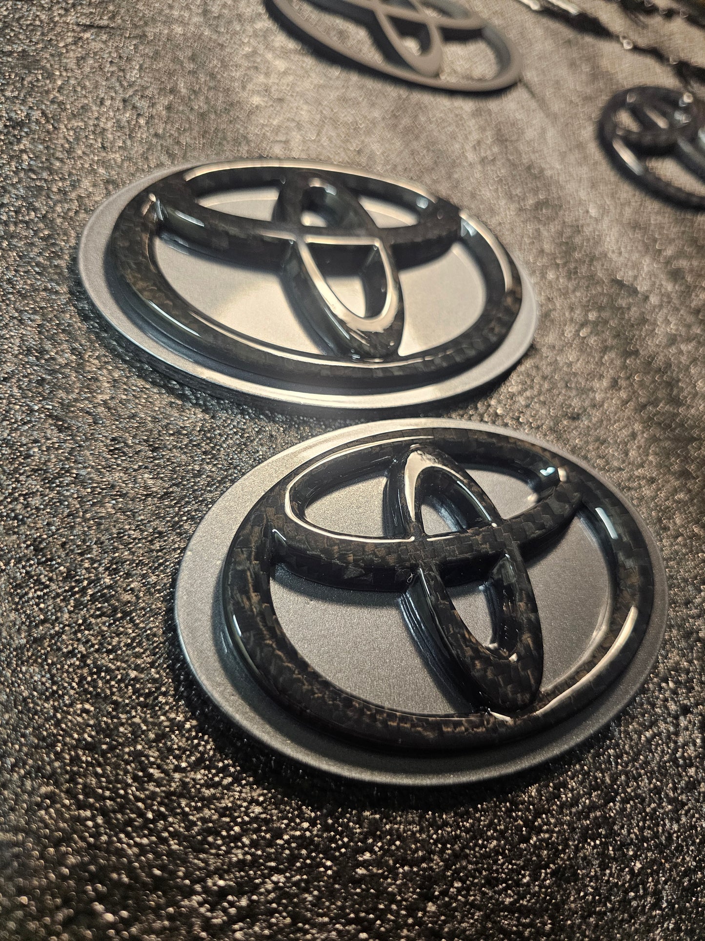 Turbulence Gray Metallic MKV TOYOTA SUPRA PAINT MATCH BADGES