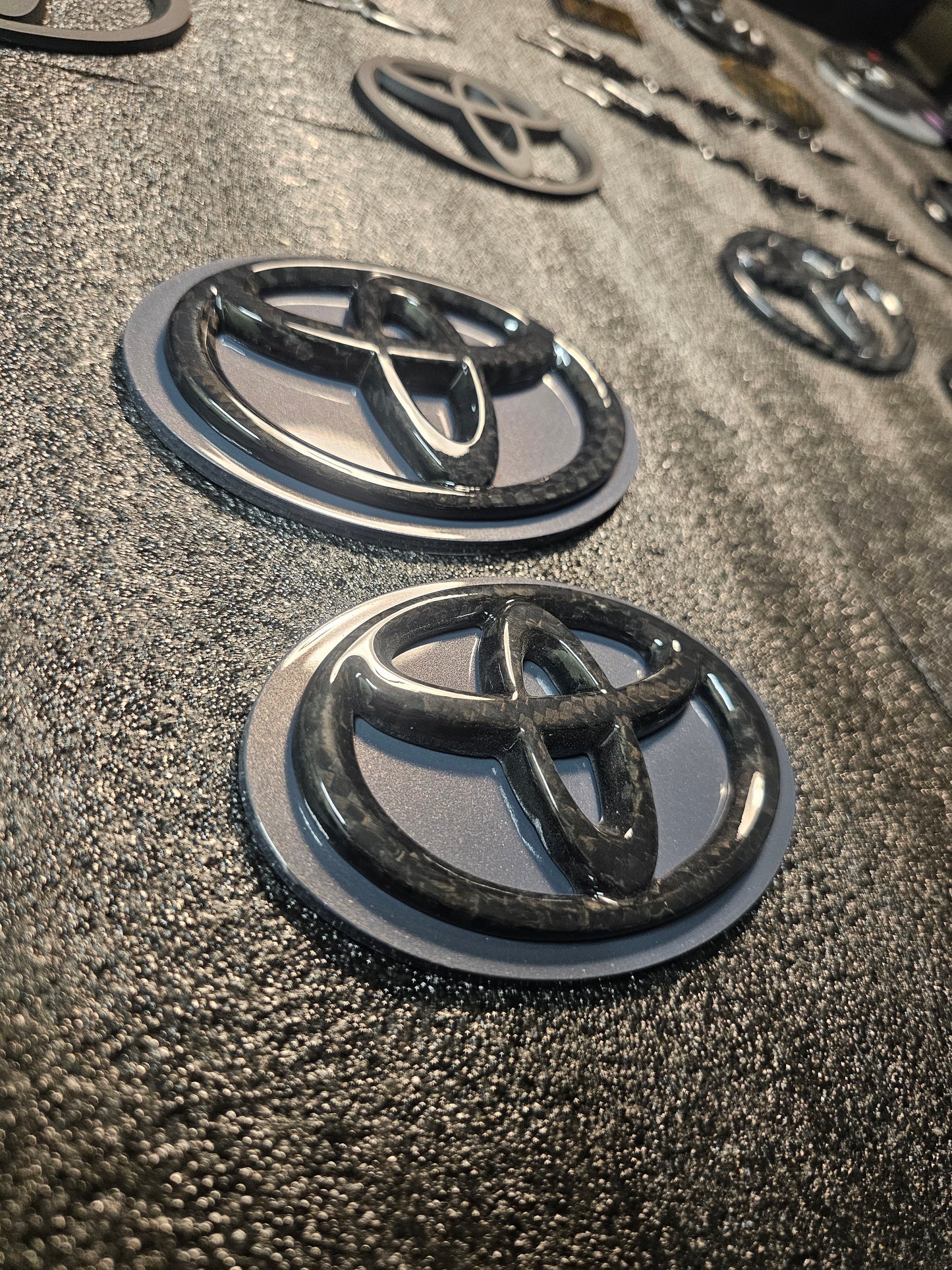 CU LATER GRAY MKV TOYOTA SUPRA PAINT MATCH BADGES MKV TOYOTA SUPRA PAINT MATCH BADGES