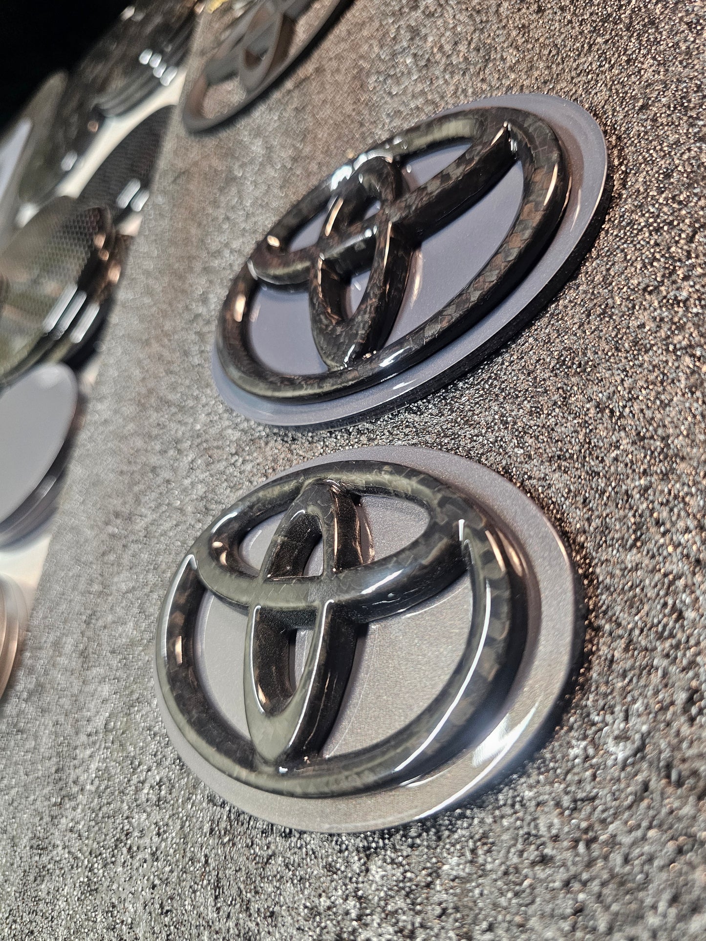 CU LATER GRAY MKV TOYOTA SUPRA PAINT MATCH BADGES MKV TOYOTA SUPRA PAINT MATCH BADGES