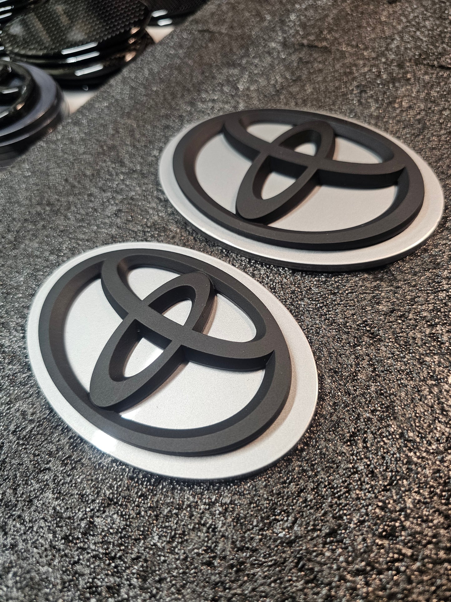 Tungsten Silver MKV TOYOTA SUPRA PAINT MATCH BADGES
