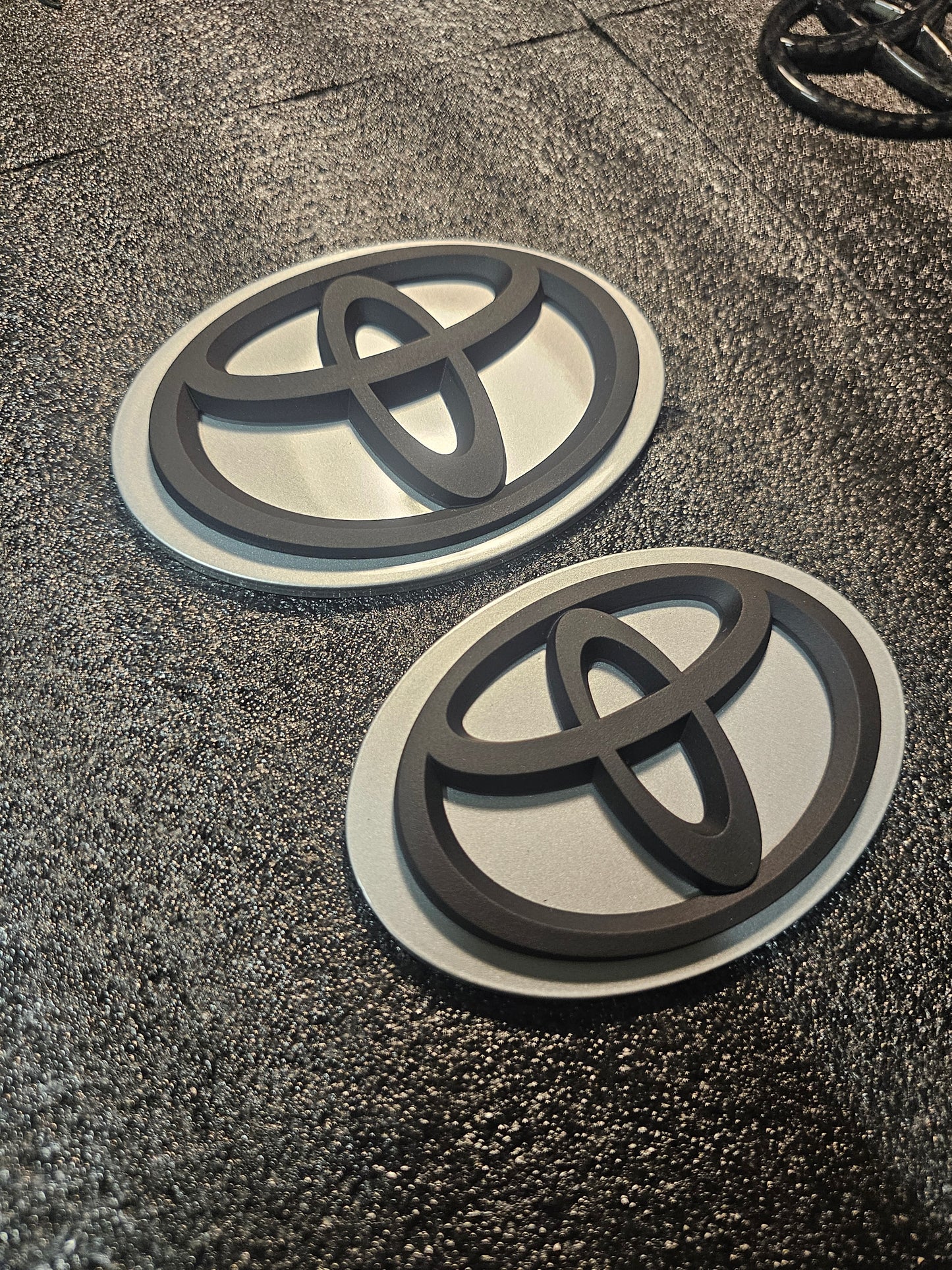 Tungsten Silver MKV TOYOTA SUPRA PAINT MATCH BADGES
