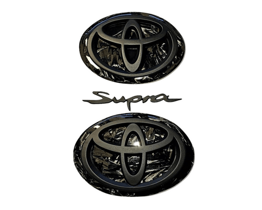 Toyota Supra Forged Carbon Fiber Badges MK5