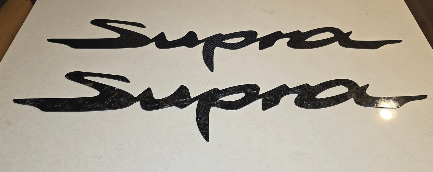 3ft Carbon Fiber Supra Wall Art
