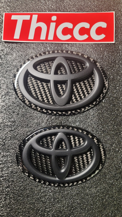 Toyota Supra Carbon Fiber Badges MK5
