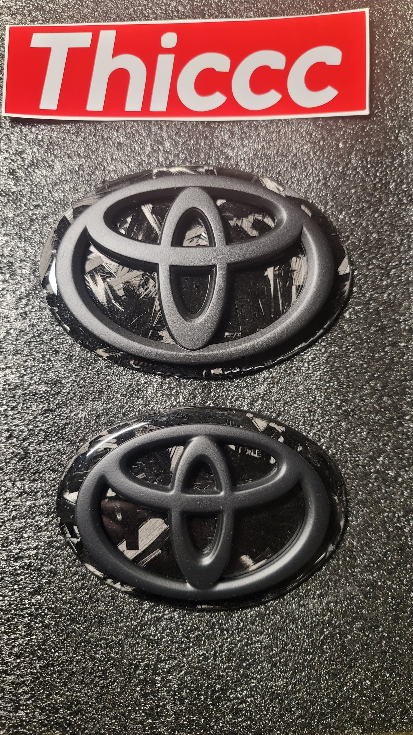 Toyota Supra Forged Carbon Fiber Badges MK5