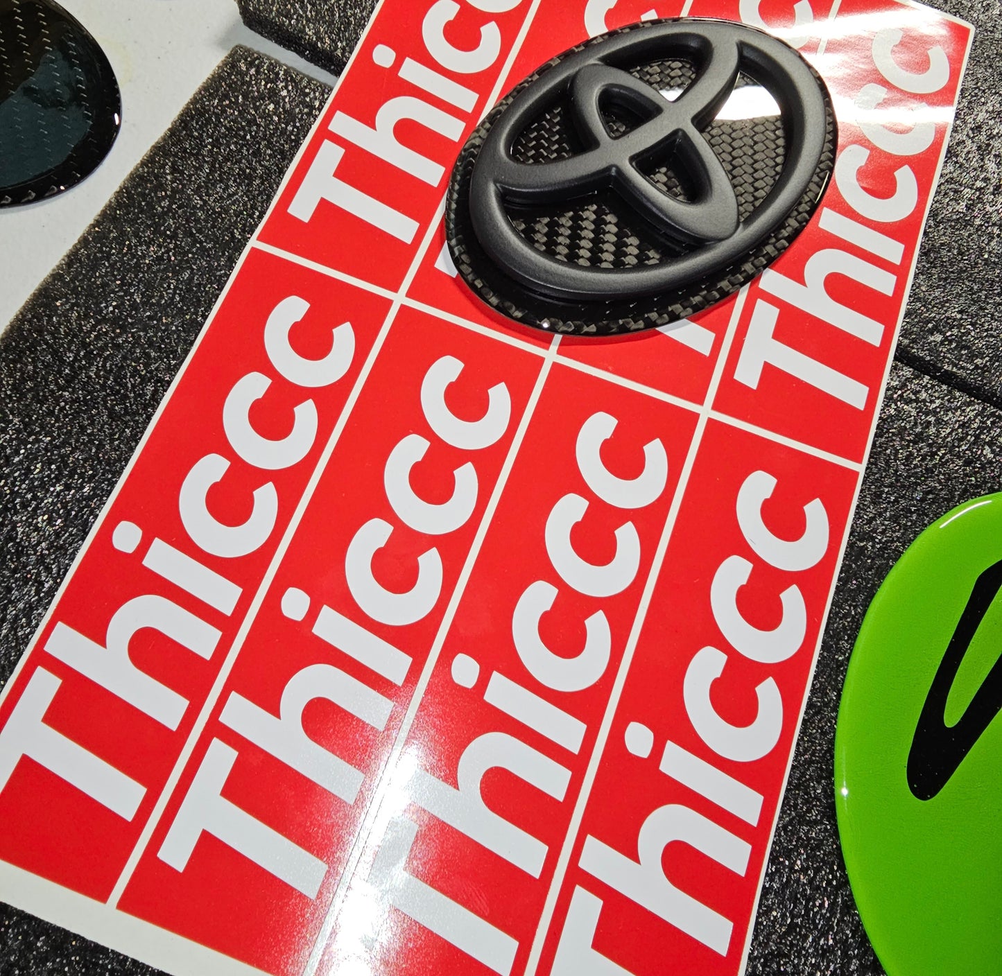 Thiccc Decal *RED*