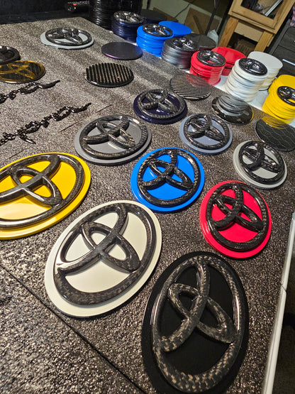 Nitro Yellow MKV TOYOTA SUPRA PAINT MATCH BADGES
