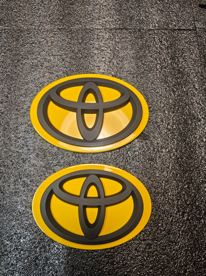 Nitro Yellow MKV TOYOTA SUPRA PAINT MATCH BADGES