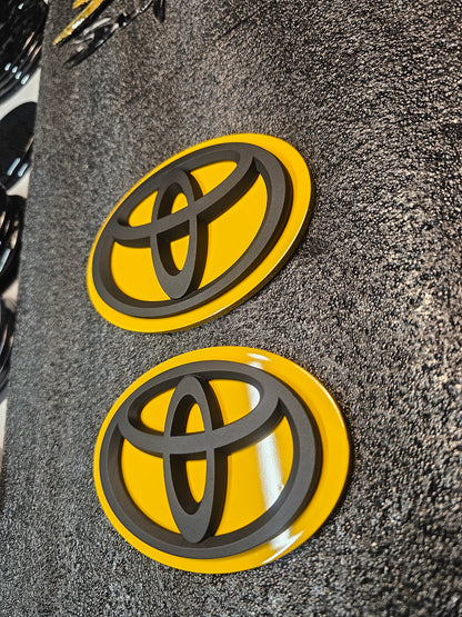 Nitro Yellow MKV TOYOTA SUPRA PAINT MATCH BADGES
