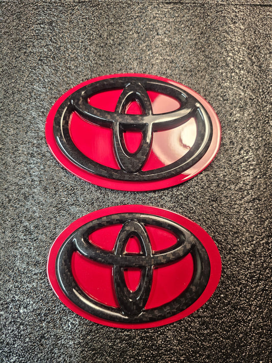 Renaissance Red MKV TOYOTA SUPRA PAINT MATCH BADGES