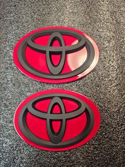 Renaissance Red MKV TOYOTA SUPRA PAINT MATCH BADGES