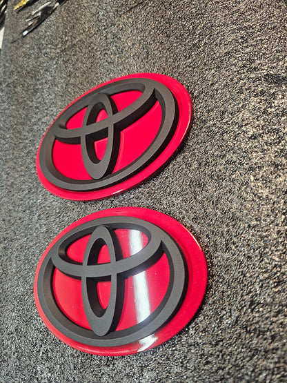 Renaissance Red MKV TOYOTA SUPRA PAINT MATCH BADGES