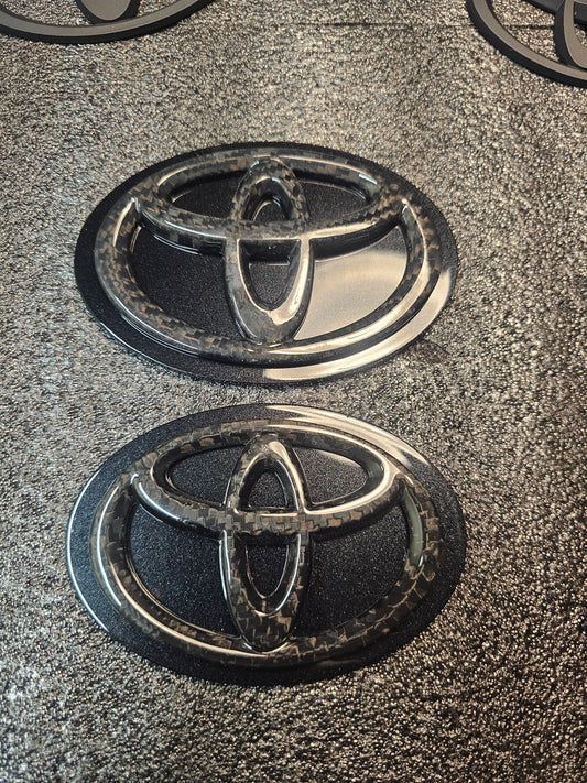 Nocturnal Black MKV TOYOTA SUPRA PAINT MATCH BADGES