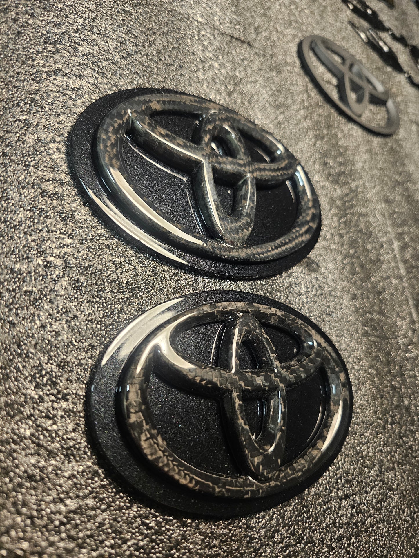 Nocturnal Black MKV TOYOTA SUPRA PAINT MATCH BADGES