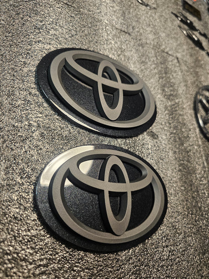 Nocturnal Black MKV TOYOTA SUPRA PAINT MATCH BADGES