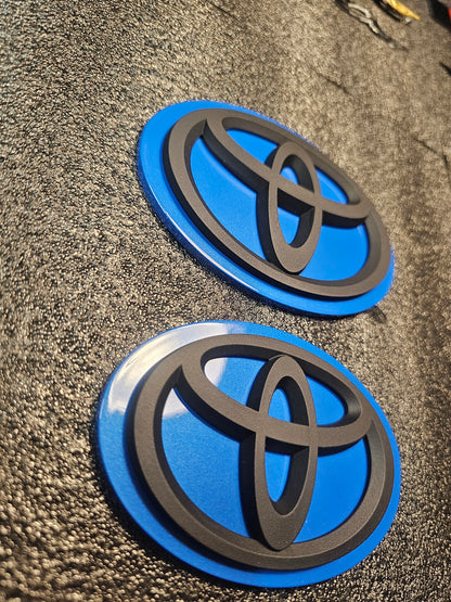 Refraction Blue MKV TOYOTA SUPRA PAINT MATCH BADGES