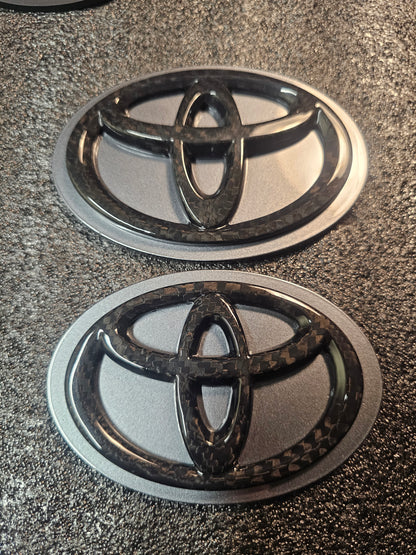 Turbulence Gray Metallic MKV TOYOTA SUPRA PAINT MATCH BADGES