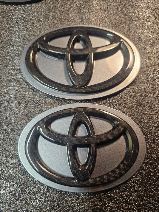 Turbulence Gray Metallic MKV TOYOTA SUPRA PAINT MATCH BADGES