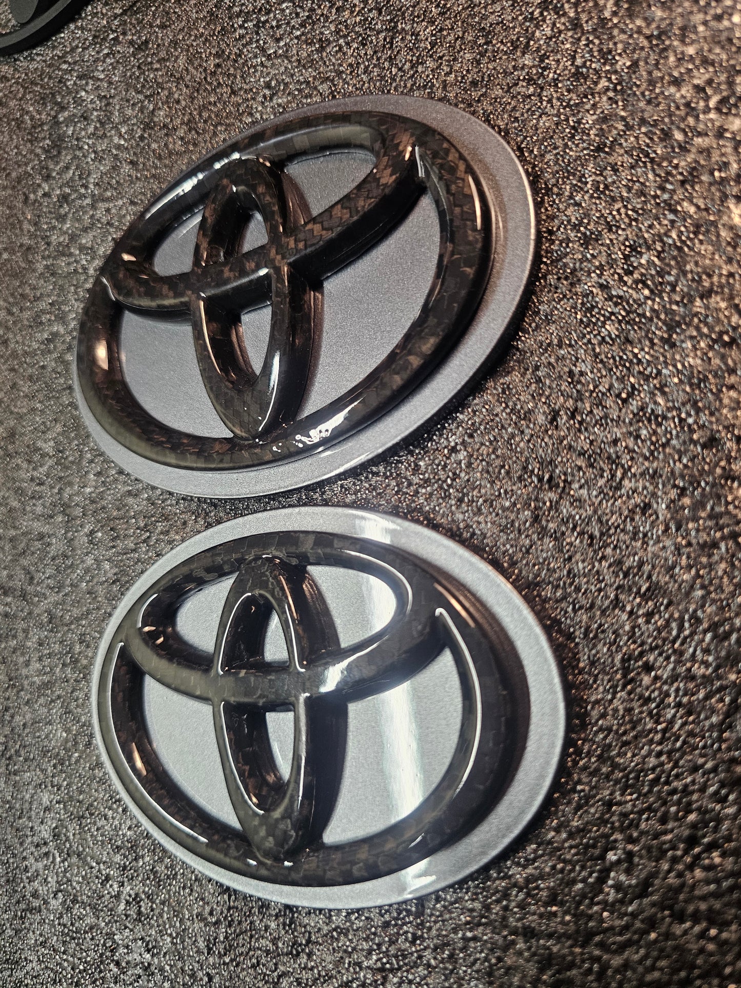 Turbulence Gray Metallic MKV TOYOTA SUPRA PAINT MATCH BADGES