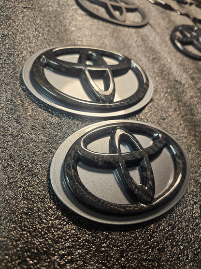 Turbulence Gray Metallic MKV TOYOTA SUPRA PAINT MATCH BADGES