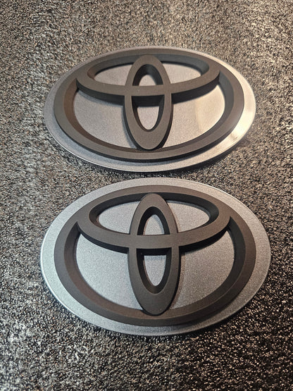 Turbulence Gray Metallic MKV TOYOTA SUPRA PAINT MATCH BADGES