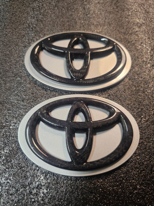 Tungsten Silver MKV TOYOTA SUPRA PAINT MATCH BADGES