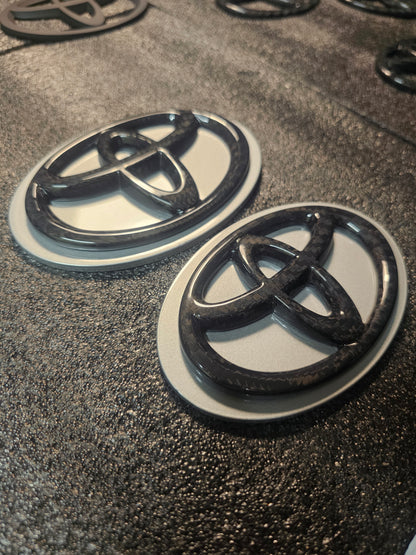 Tungsten Silver MKV TOYOTA SUPRA PAINT MATCH BADGES