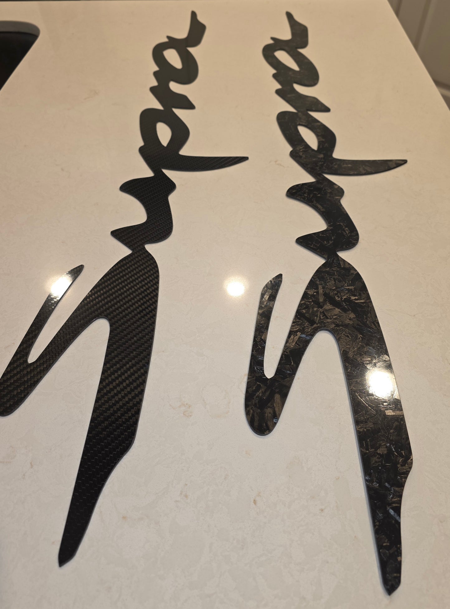 3ft Carbon Fiber Supra Wall Art